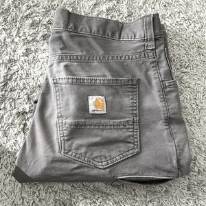 mens grey carhartt pants
